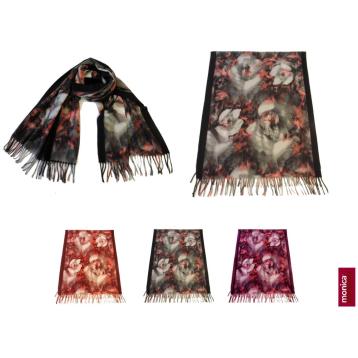 Pashmina stampata monica narducci