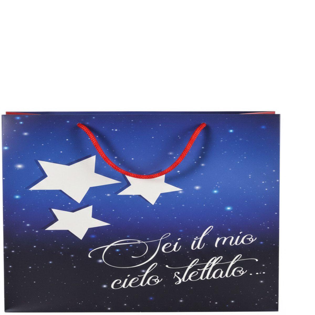 Shopper in carta 50 x 70 x 18 cm fantasia san valentino