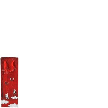 Shopper in carta 12 x 36 x 9 cm fantasia san valentino