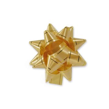 Coccarde adesive fantasia laminato oro 14 mm.