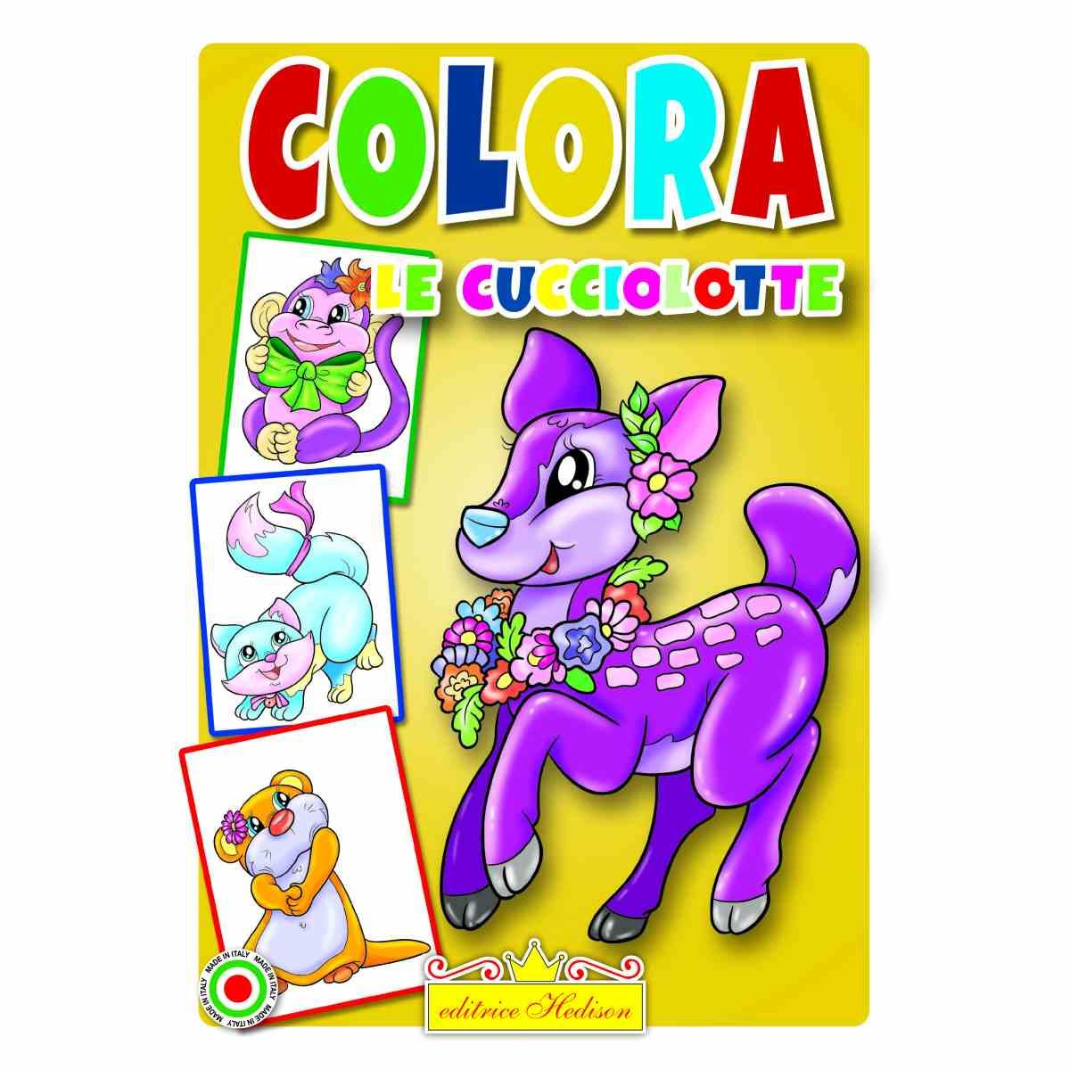 LIibro da colorare le cucciolotte