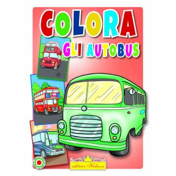 Libro da colorare gli Autobus