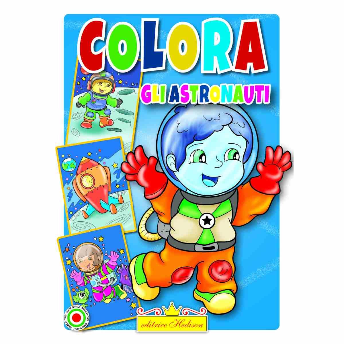 Libri da colorare gli astronauti