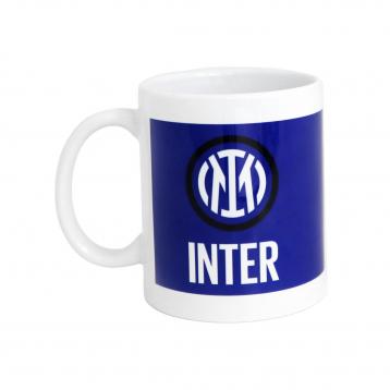 Tazza mug in ceramica stampa blu logo inter