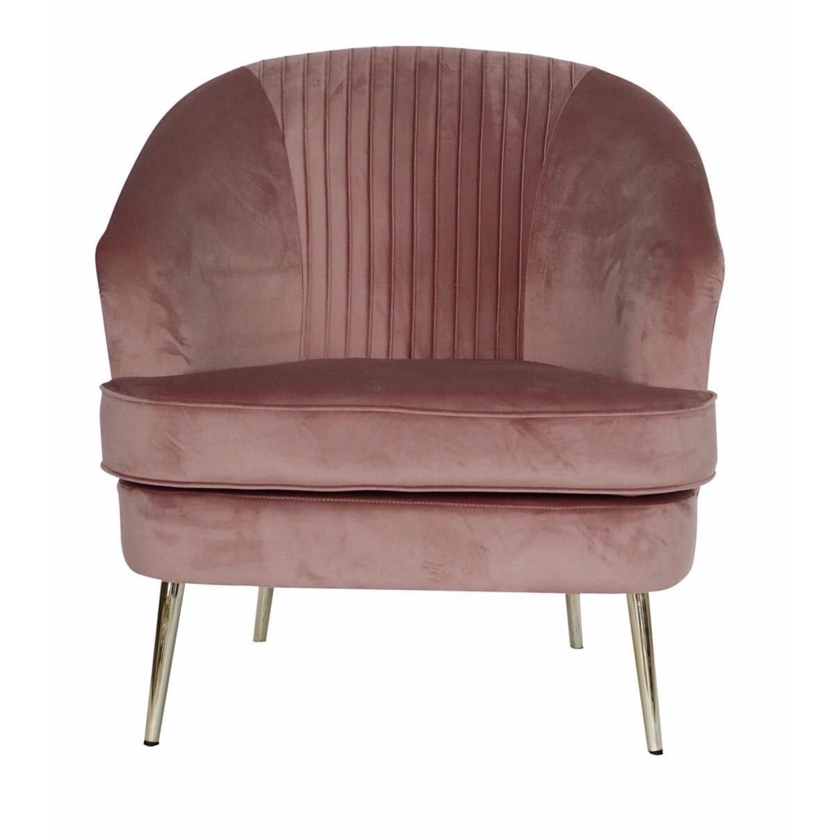 Poltrona in velluto gexy rosant 72x68xh.80 cm