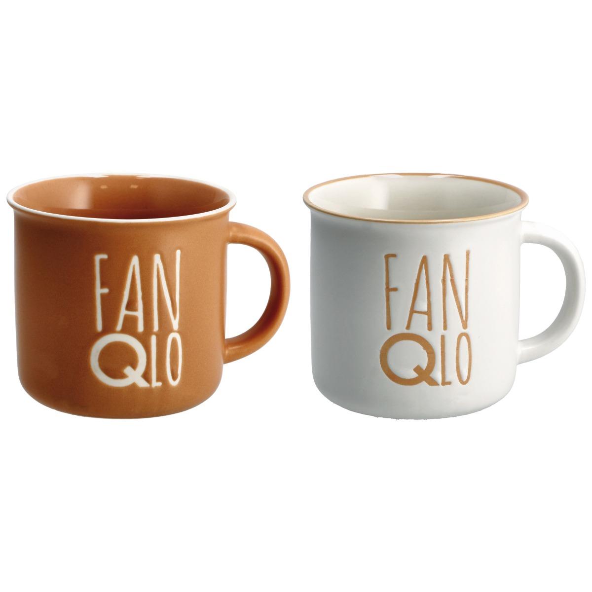 Tazza in porcellana con scritte divertenti nbc d.9,5xh.8,5 cm