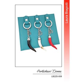 Portachiavi donna corno laura biagiotti colori assortiti