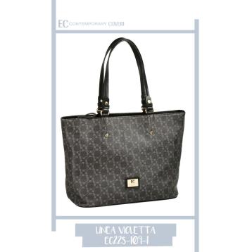 Borsa donna modello violetta colore testa di moro enrico coveri