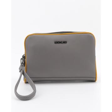 Trousse uomo sottobraccio in sintetico roncato