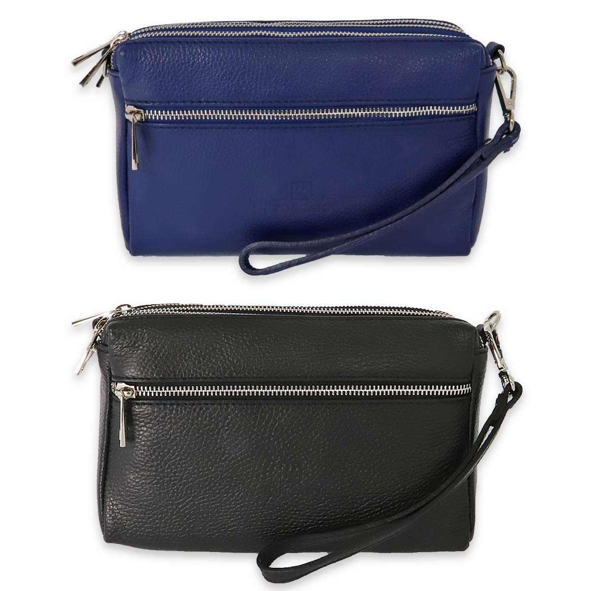Borsa donna sottobraccio in pelle roncato