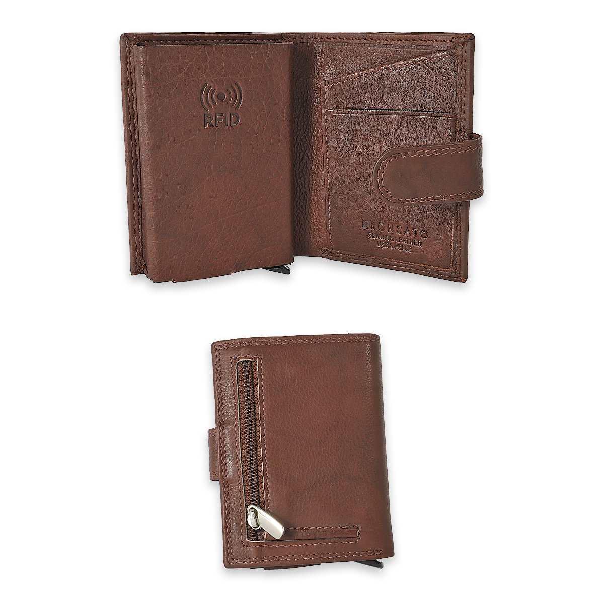 Portacarte di credito uomo in pelle roncato