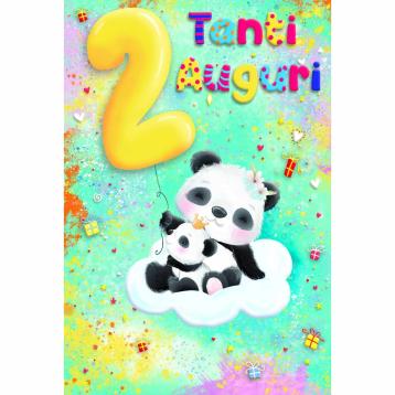 Biglietti auguri 2 soggetti bimbi 2/3 anni