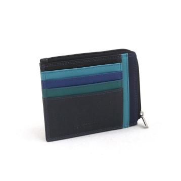 Tasconcino portatessere unisex in pelle Naj-Oleari