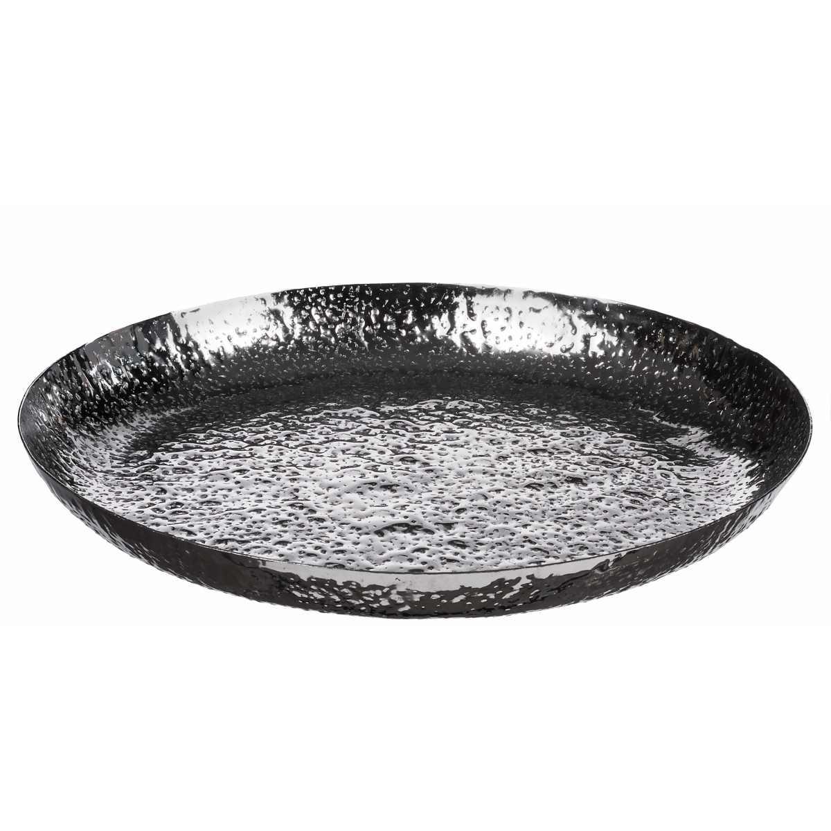 Vassoio tondo in metallo d 40 cm