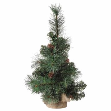 Albero di natale con pigne d28xh48 cm