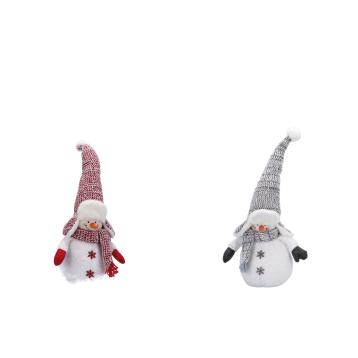 Decorazione natalizia modello pupazzo di neve cm24x18xh68
