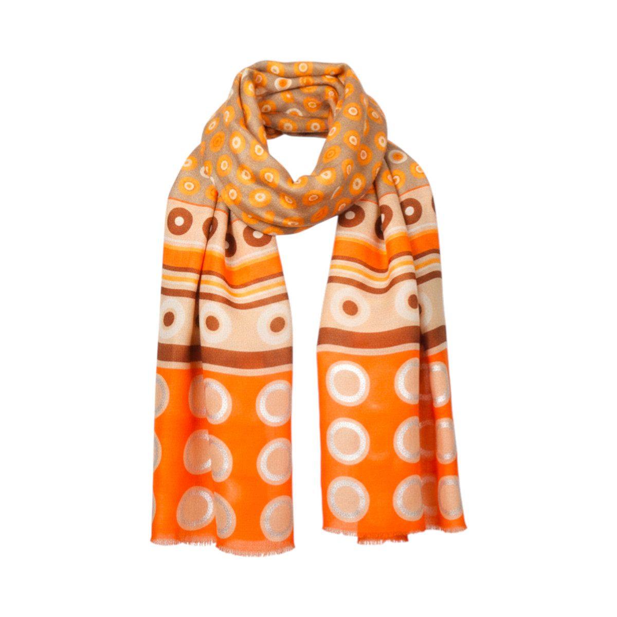 Sciarpa donna motivi circolari in viscosa Vogue Italy