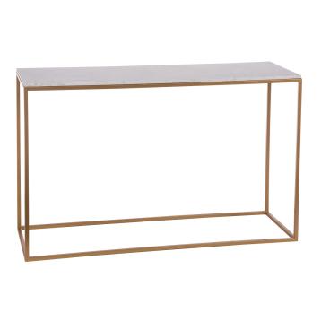 Consolle in marmo e ferro 120x40xh78 cm