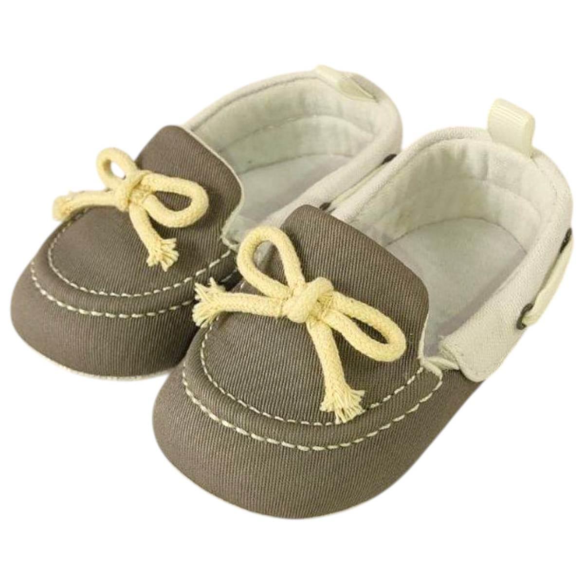 Scarpette mocassino bimbo con fiocco in cordino Graziella