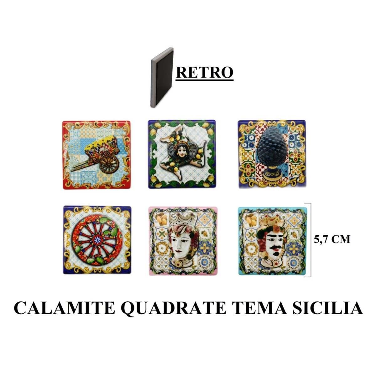 Calamite quadrate tema siciliano