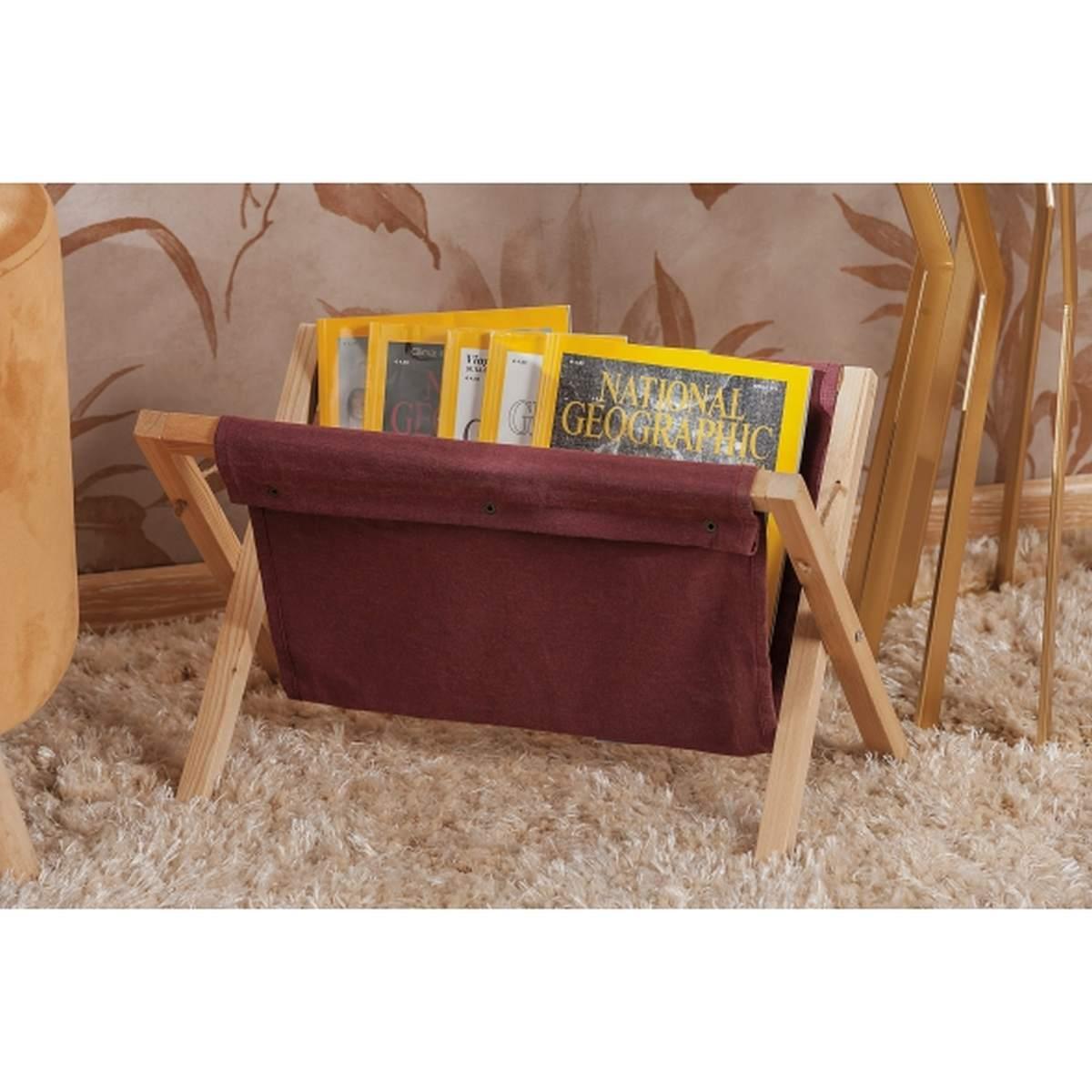 Portariviste canvas mari 43x22xh30 cm
