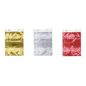 Set 2 buste regalo metallizzate natalizie 40x65 cm
