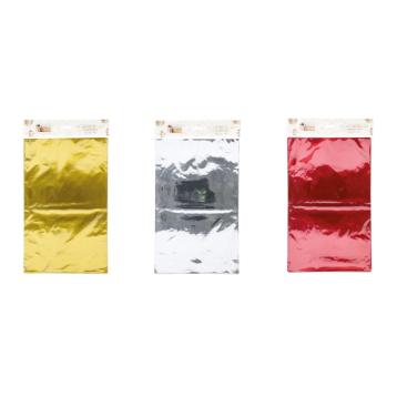 Set 5 buste rettangolari metallizzate 25x40 cm