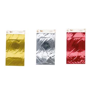Set 3 buste rettangolari metallizzate 30x50 cm