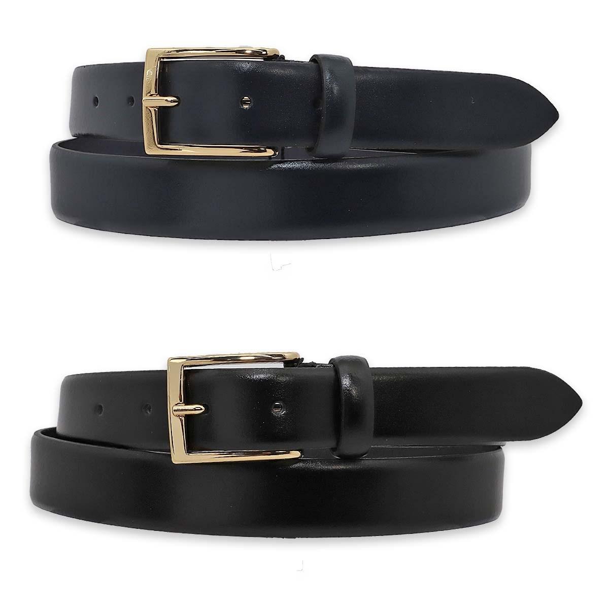 Cintura uomo made in italy in pelle box senza cuciture fibbia oro