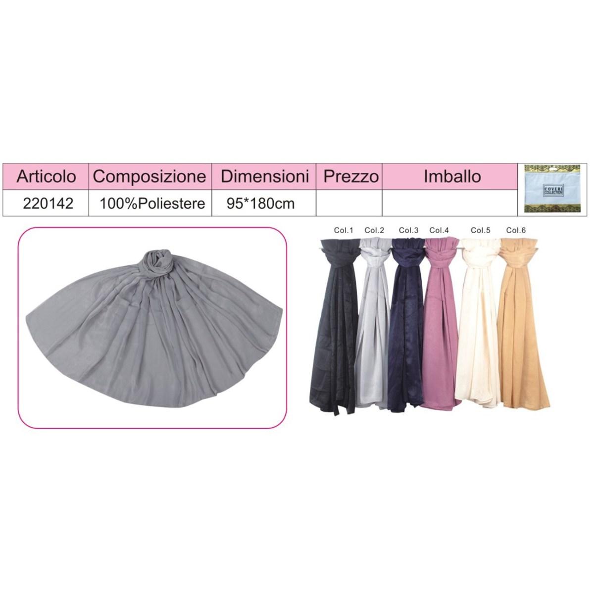 Sciarpa donna in poliestere coveri collection
