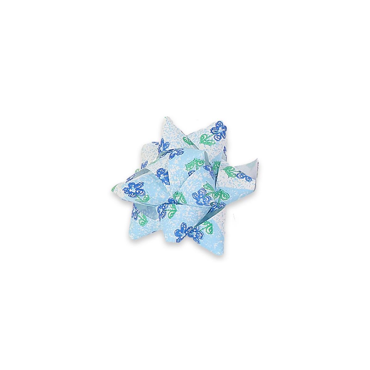 Coccarde adesive fantasia fiori assortito 6,5 mm.