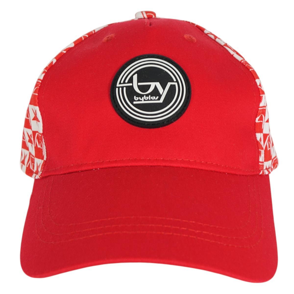 Cappello in tessuto logato con visiera Byblos