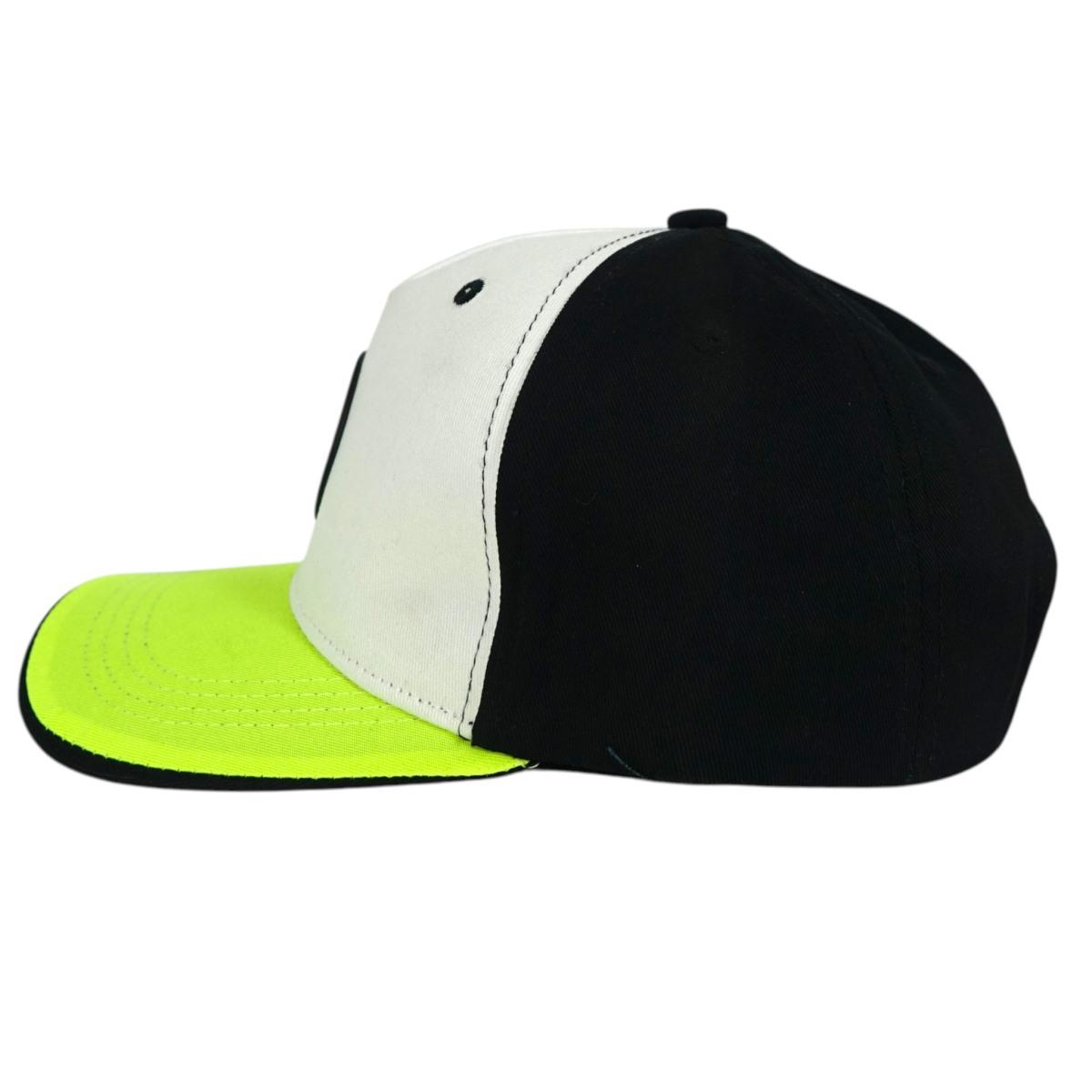 Cappello in tessuto con visiera fluo Byblos