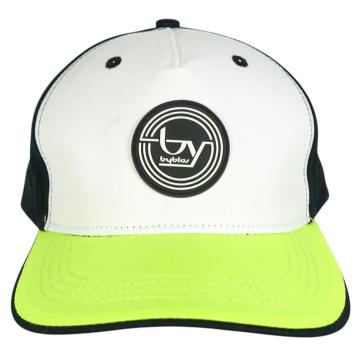 Cappello in tessuto con visiera fluo Byblos