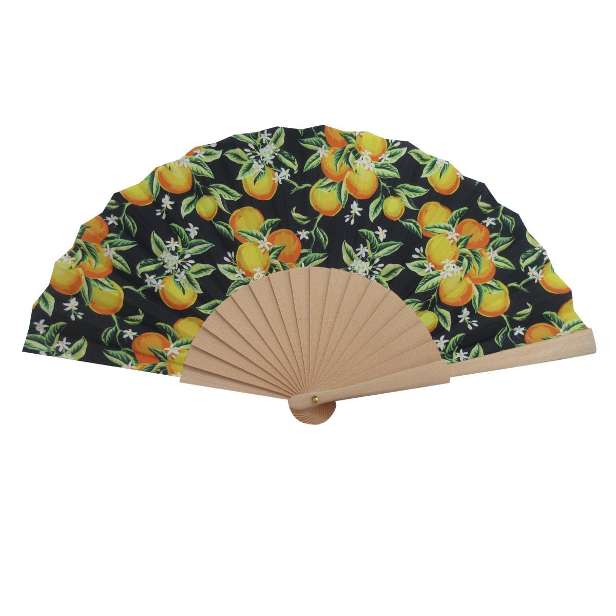 Ventaglio in tessuto temi siciliani