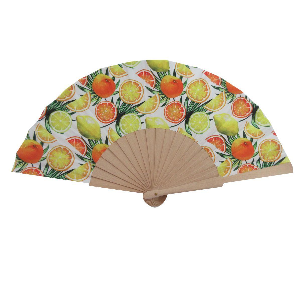 Ventaglio in tessuto temi siciliani