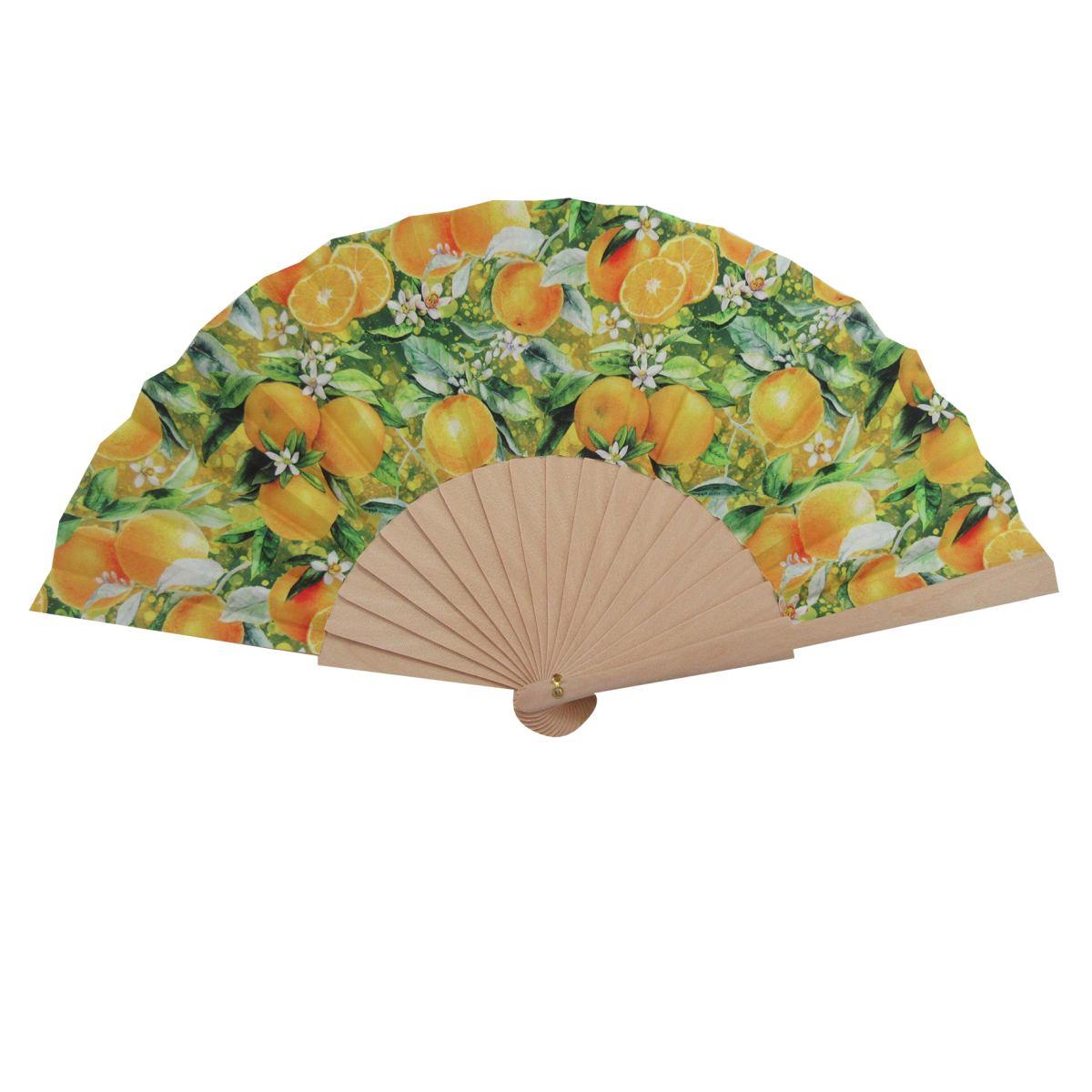 Ventaglio in tessuto temi siciliani