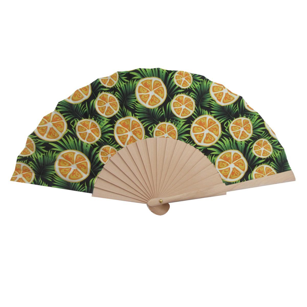 Ventaglio in tessuto temi siciliani