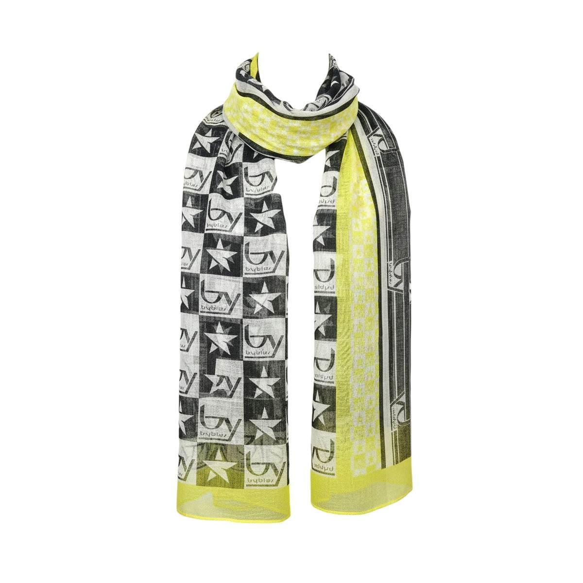 Sciarpa donna in tessuto logata Byblos