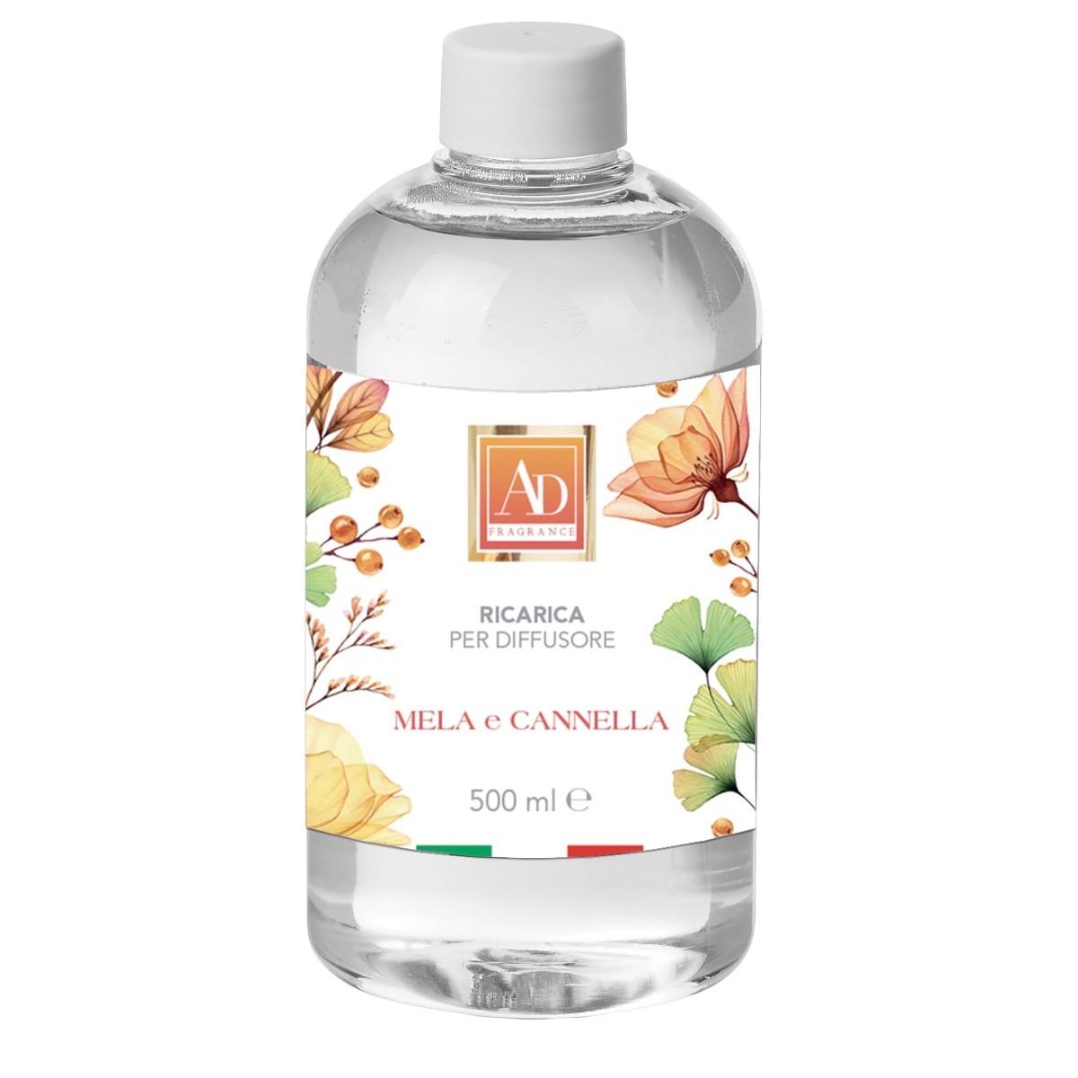 Ricarica per diffusore con midollini Flowers Mela e Cannella 500 ml