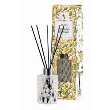 Diffusore di fragranza con midollini Mediterraneo Arancia Dolce e Cannella 150ml