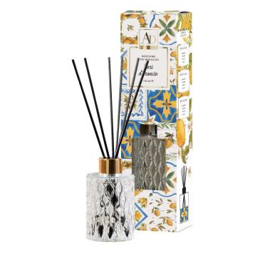 Diffusore di fragranza con midollini Mediterraneo Fiori d'Arancio 150ml