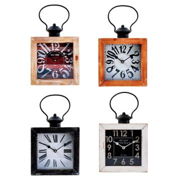 Orologio in ferro e mdf 20x35 cm
