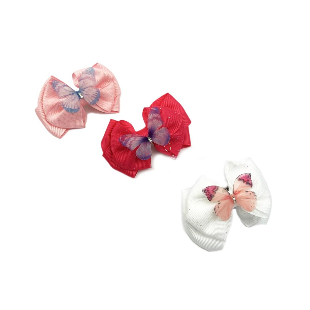 Matik fiocco grosgrain con farfalla