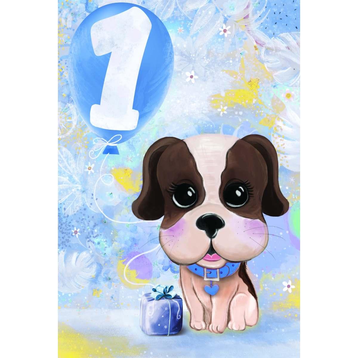 Biglietti auguri 1 anno 2 soggetti