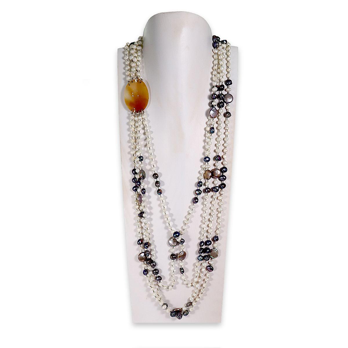 Collana in pietre dure assortite