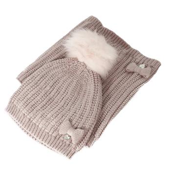 Kit cappello modello cuffia, scaldacollo e guanti per bambina da 6 mesi a 7  anni Sarabanda - Accessori - 3-16 Anni - Bambina