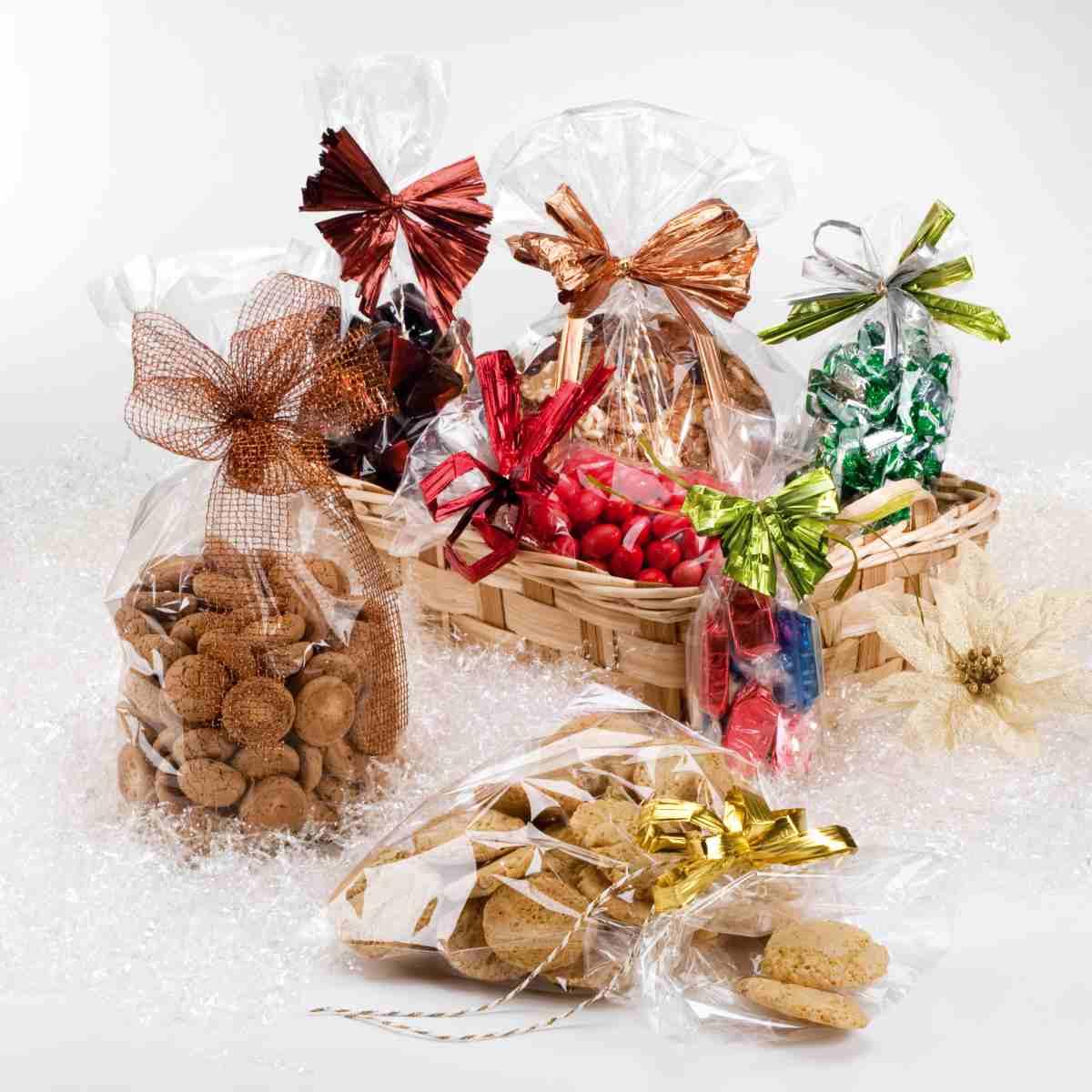 100 Buste neutre crystal 10x20 cm. per alimenti