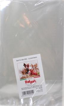 100 Buste neutre crystal 15x25 cm.per alimenti