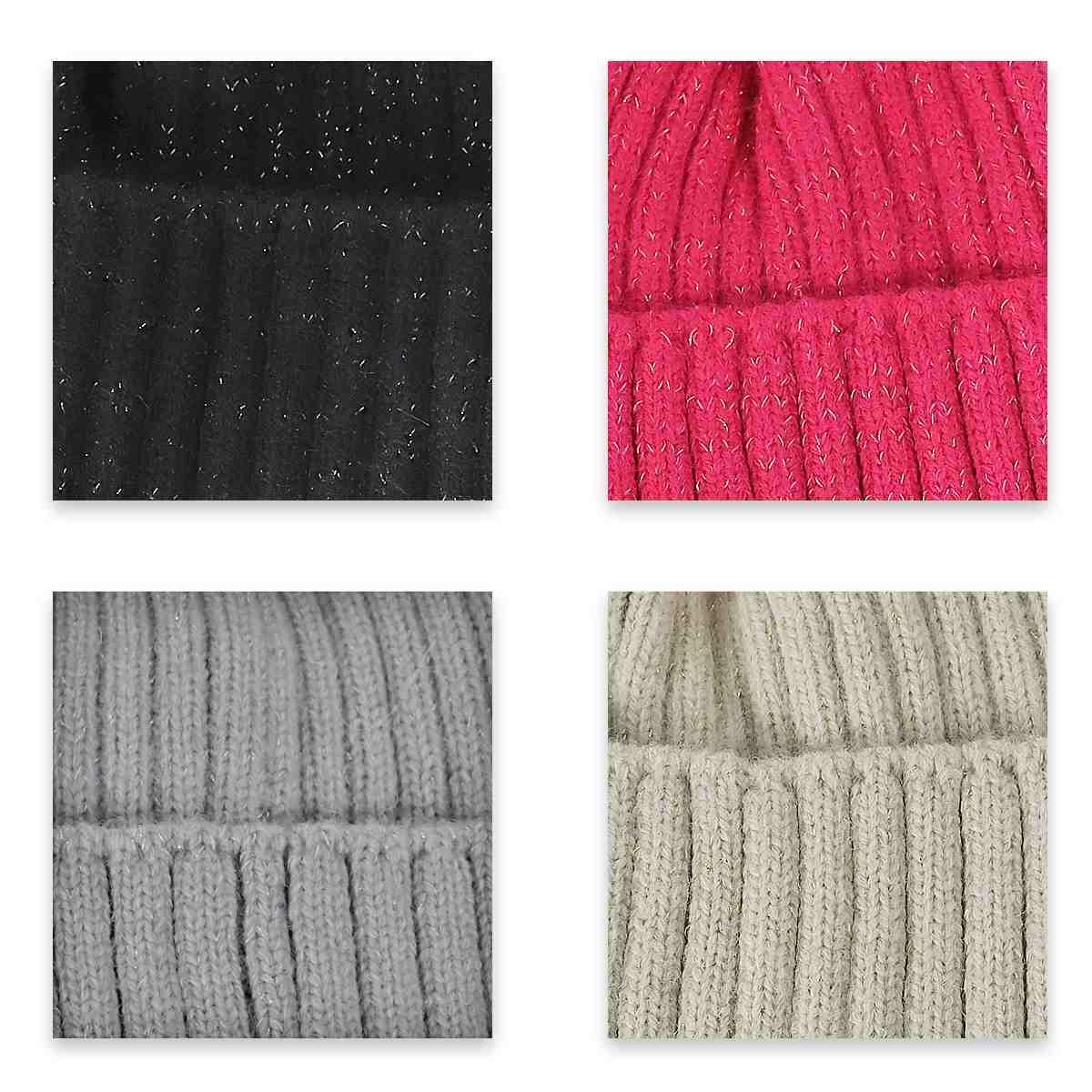 Cappello con pon pon donna